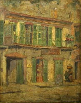 David Maitland Armstrong Toulouse Street, French Quarter oil painting image